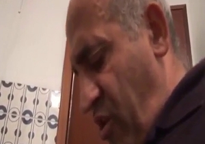 Oral incest with a big-boobed daughter